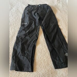 COLUMBIA TITANIUM Omni-Tech Black Heavy Duty Rain Pants Men's XL Waterproof